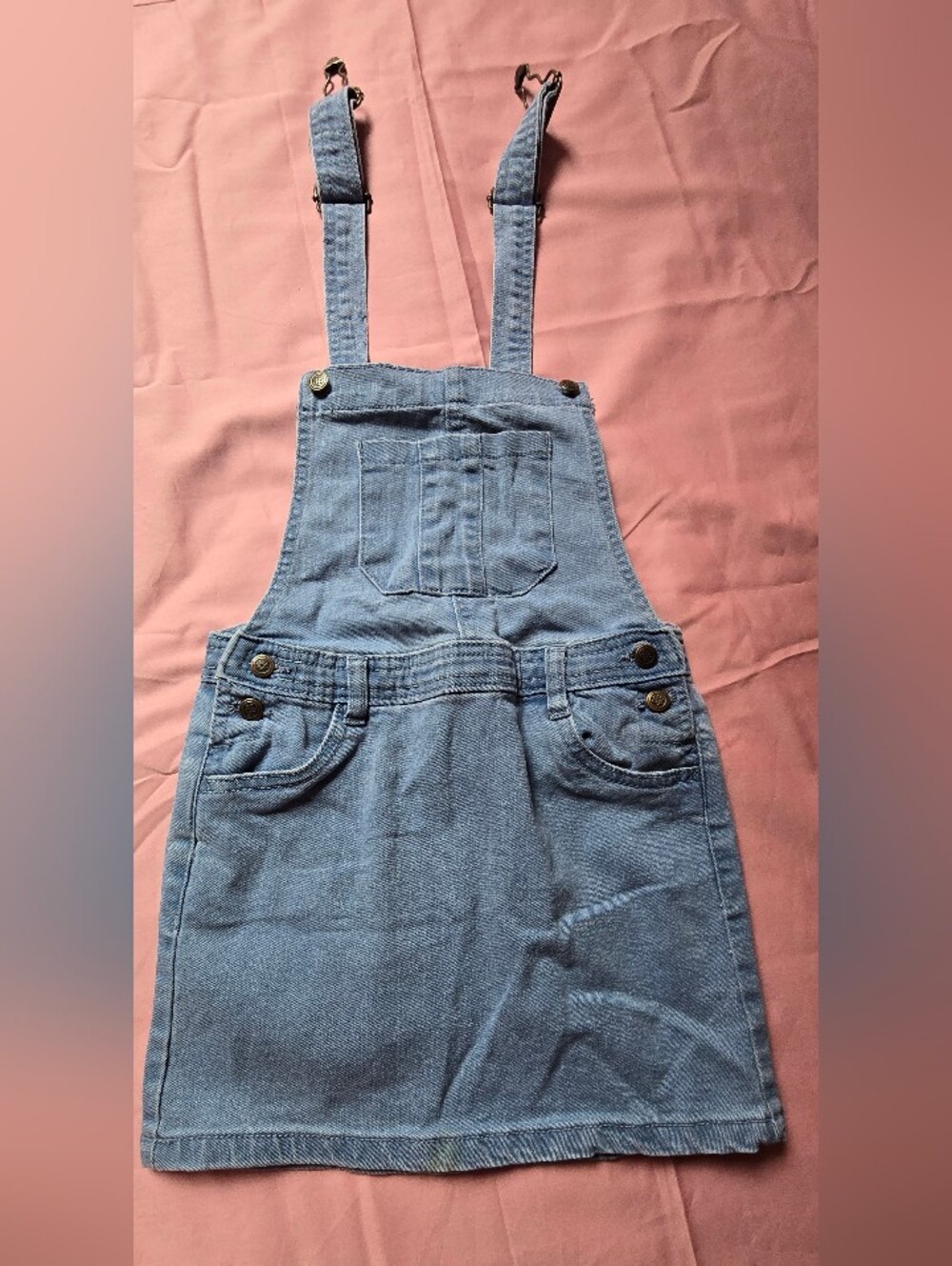 Denim Pinafore Dress